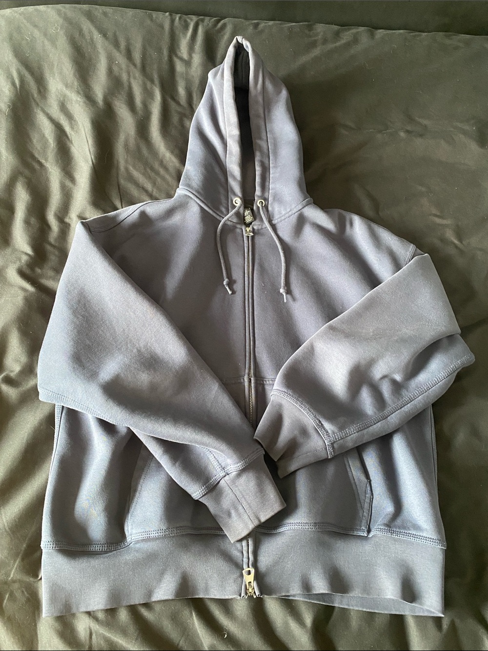 H&M navy blue Zip-Up Hoodie